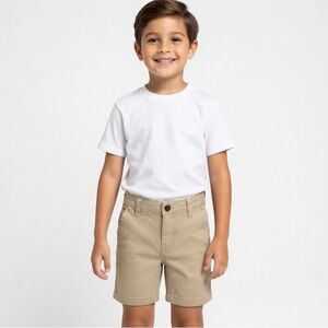 Boys Tan Khaki Shorts size 7